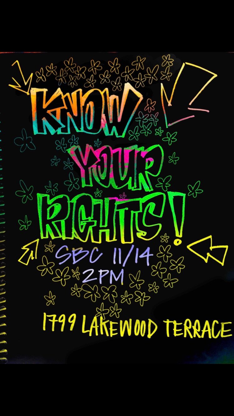 Know Your Rights Flyer